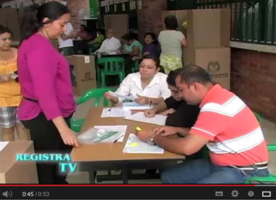 Inscripcion de candidatos eleccion atipica de alcalde de Gonzalez