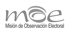 Logotipo, imagen de la entididad que apoya al Sistema de Capacitación Electoral SICE - Movimiento de Observacion Electoral
