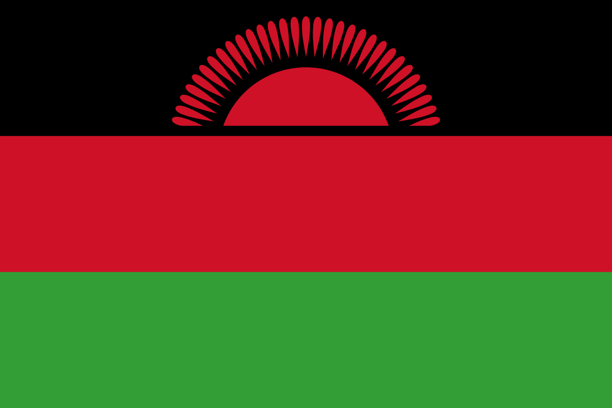 Bandera - República de Malawi