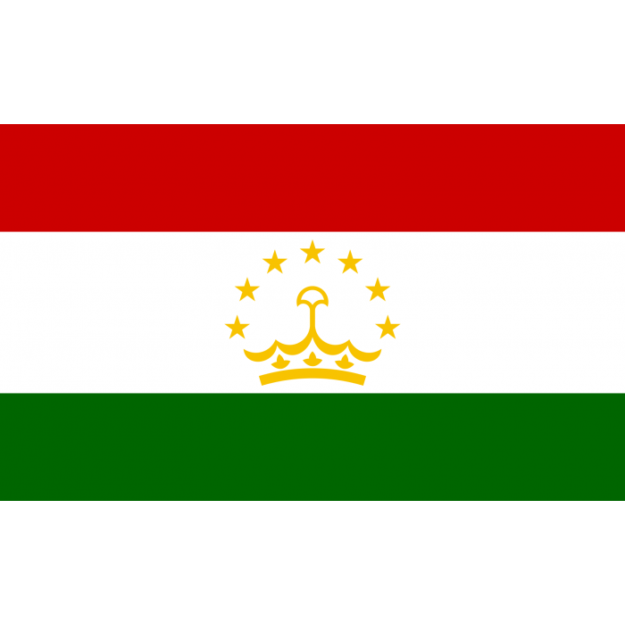 Bandera - República de Tayikistán