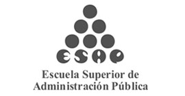 Logotipo, imagen de la entididad que apoya al Sistema de Capacitación Electoral SICE - Escuela Superior de Administración Pública